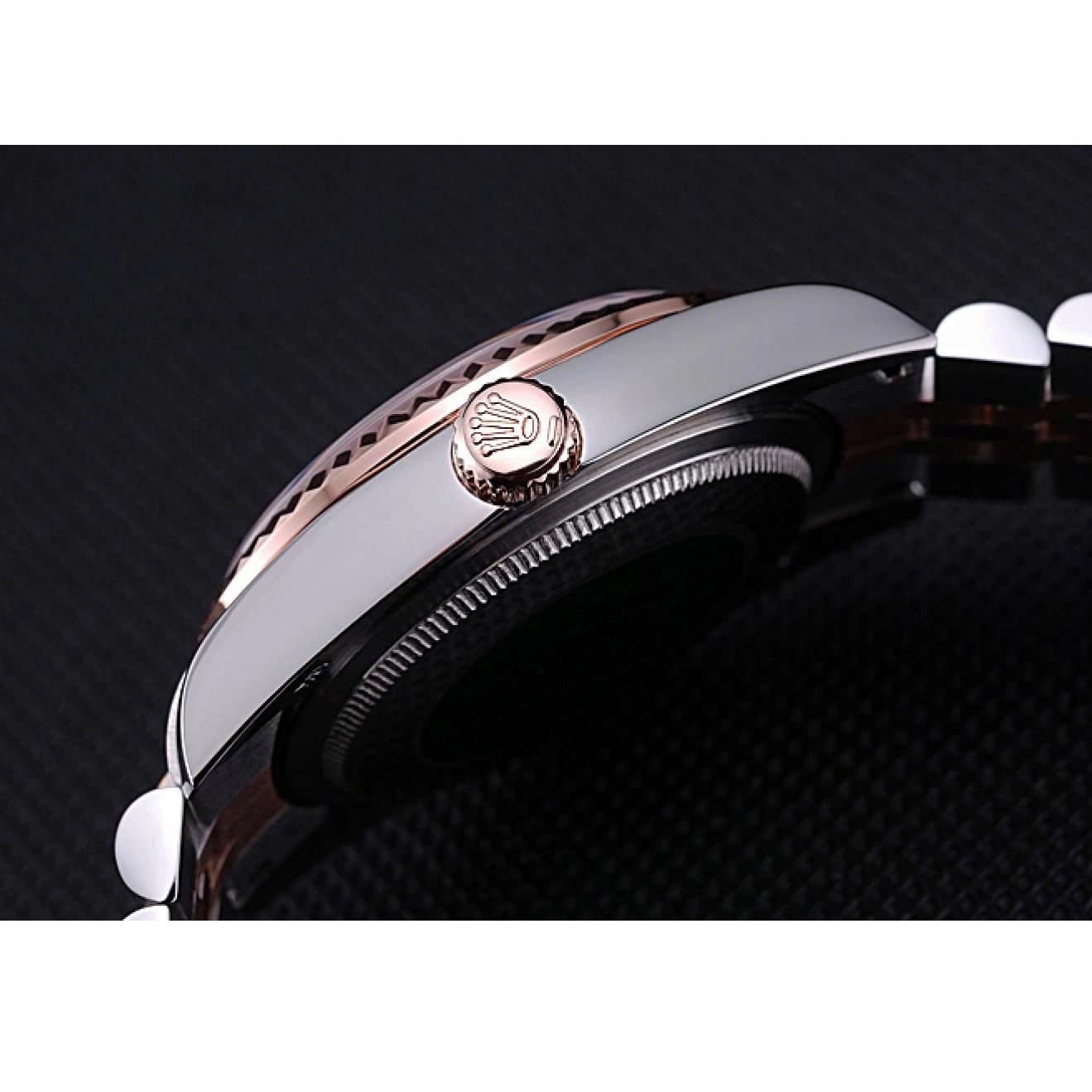 Aaa replica Stainless Gold Dial 622544 Bracelet Steel Rolex and White DateJust 0729